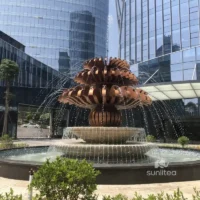 Large Stainless Steel Water Feature Fountain