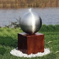 Metal Outdoor Fountain Ball Water Fountain