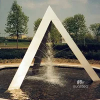 Outdoor Decor Metal Water Fountain