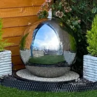 Outdoor Metal Ball Water Fountain For Sale