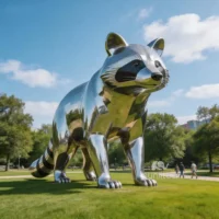 Raccoon Lawn Ornament Sculpture