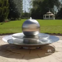 Stainless Steel Ball Water Feature Metal Fountain