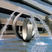 Stainless Steel Cascade Water Feature Decor