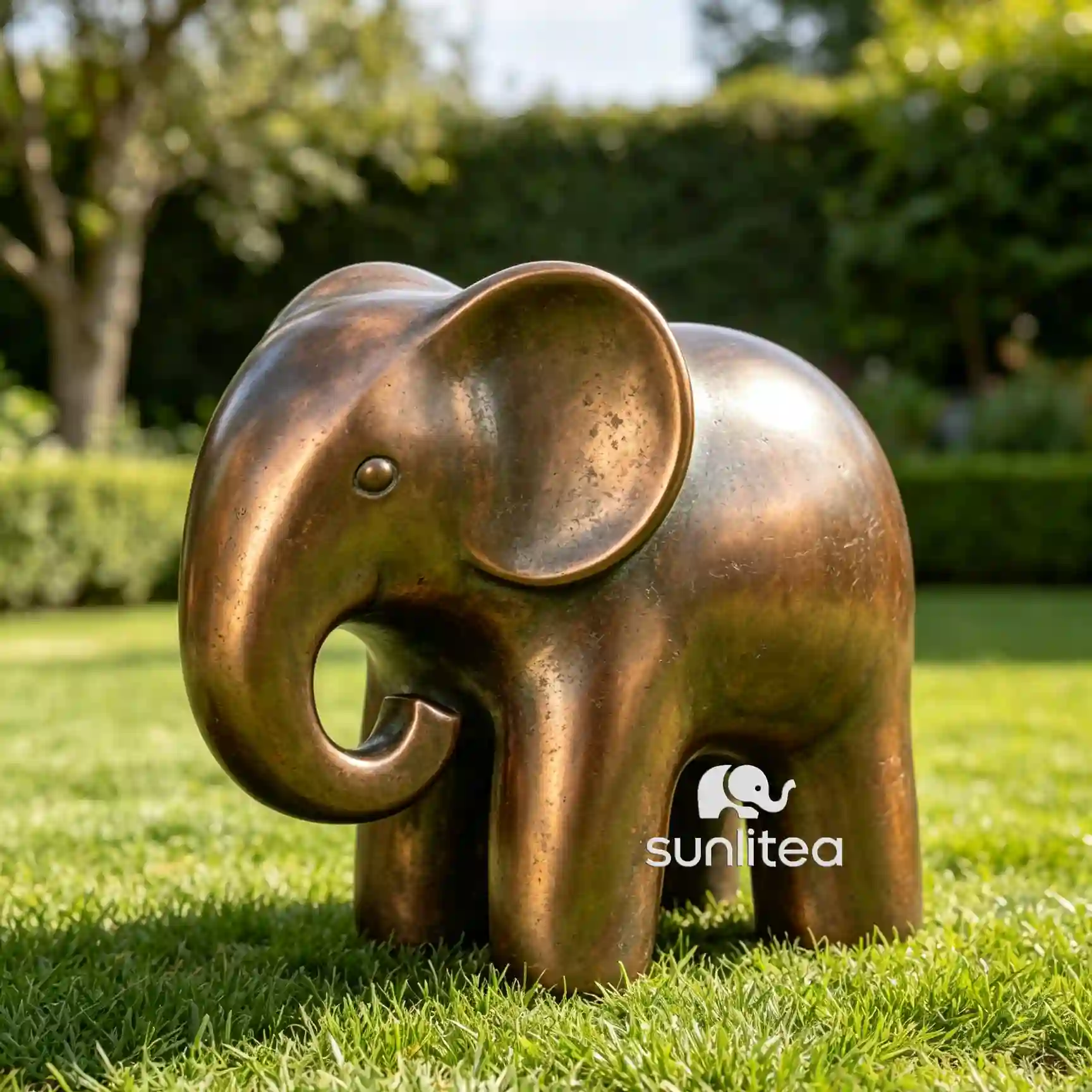 Abstract Elephant Sculpture