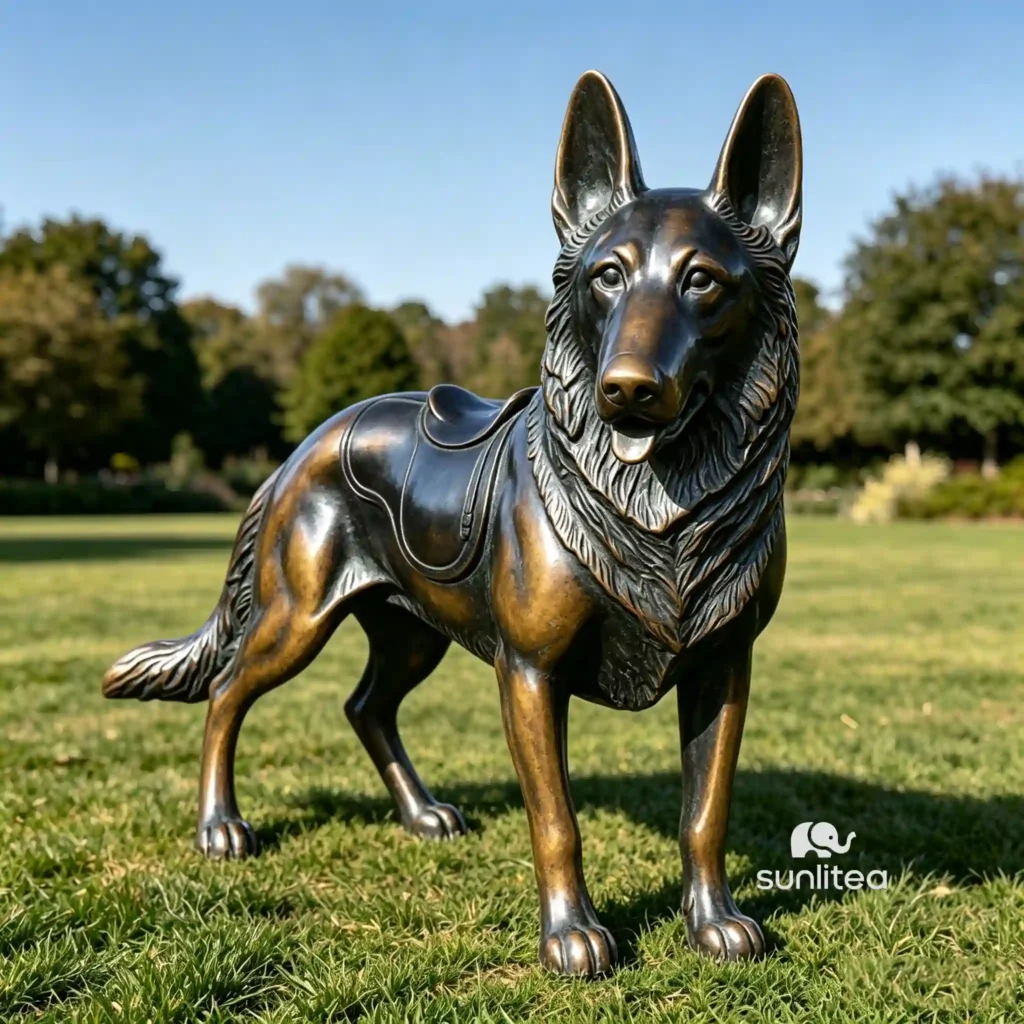 Alsatian Statue