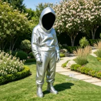 Aluminum Astronaut Statue
