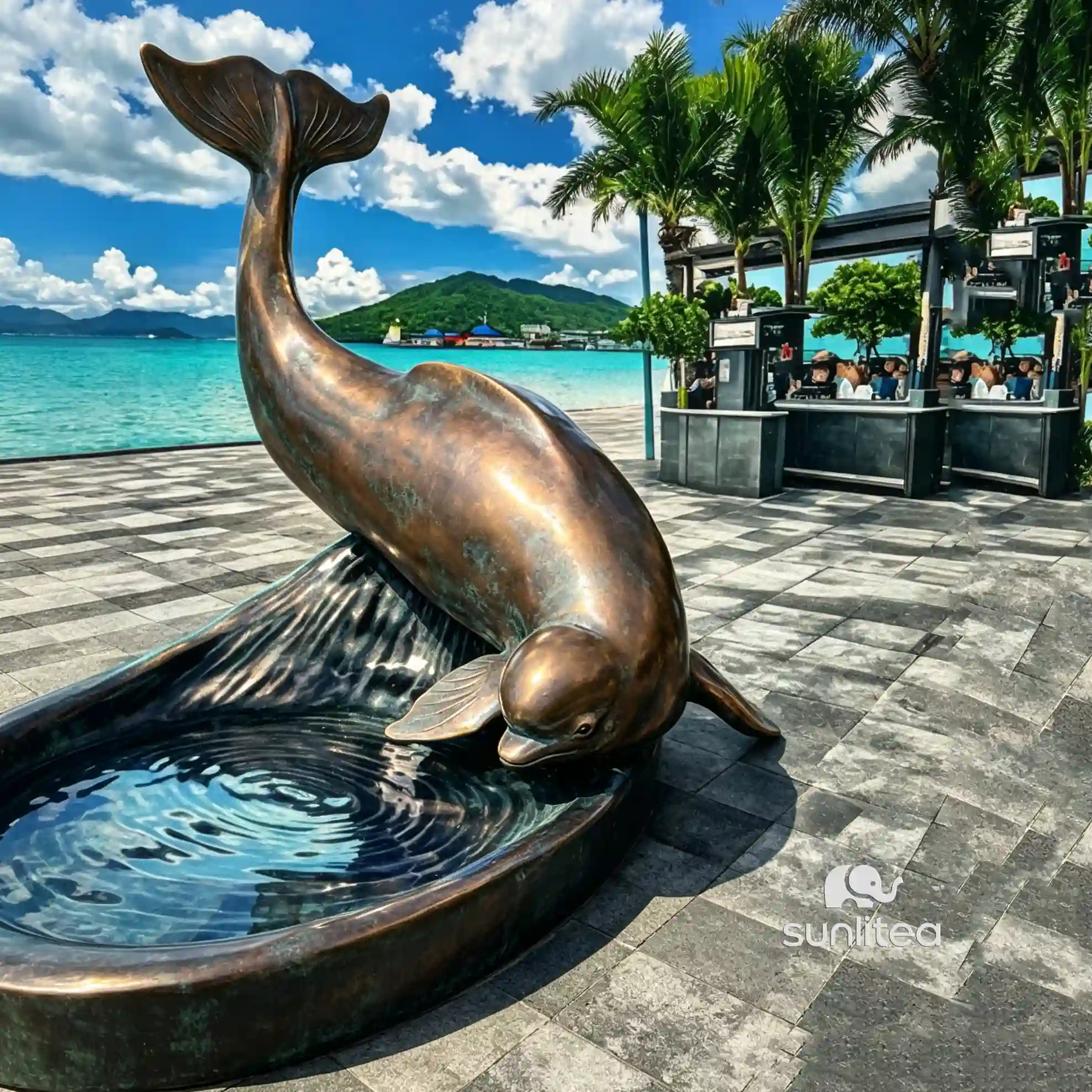 Beluga Whale Sculpture