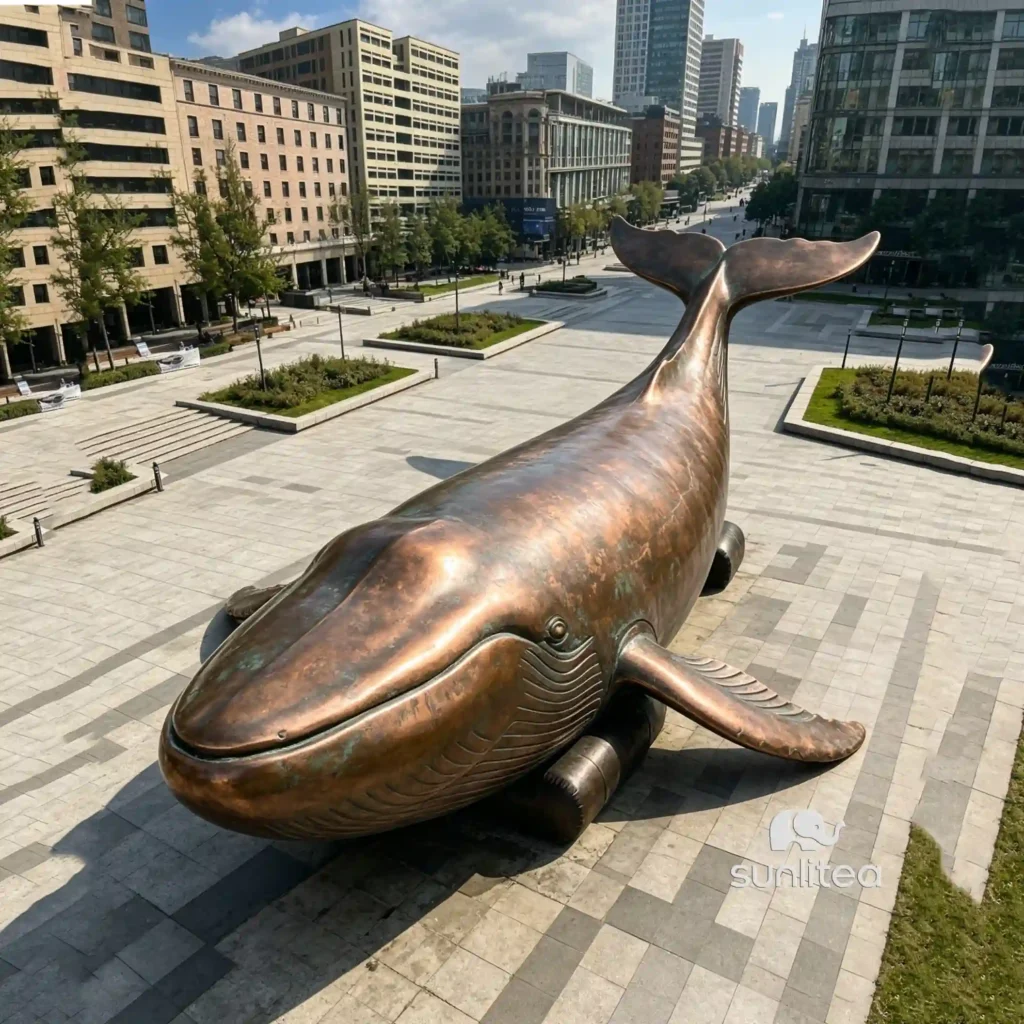 Blue Whale Sculpture