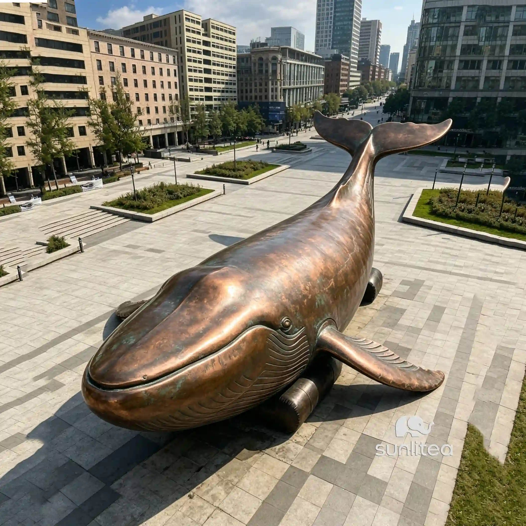 Blue Whale Sculpture