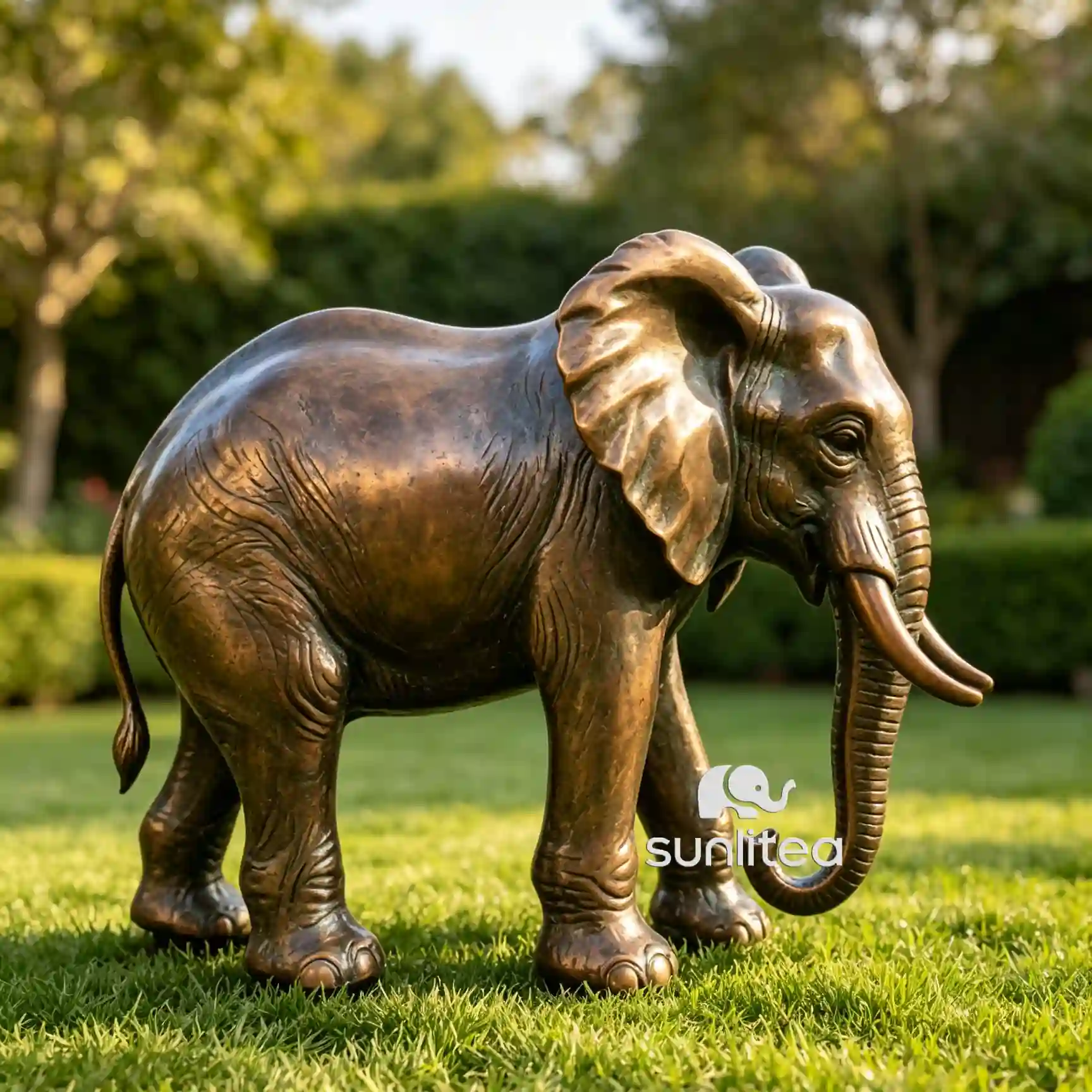 Bronze Elephant Sculpture