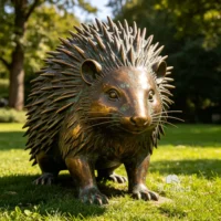 Bronze Hedgehog Sculptures