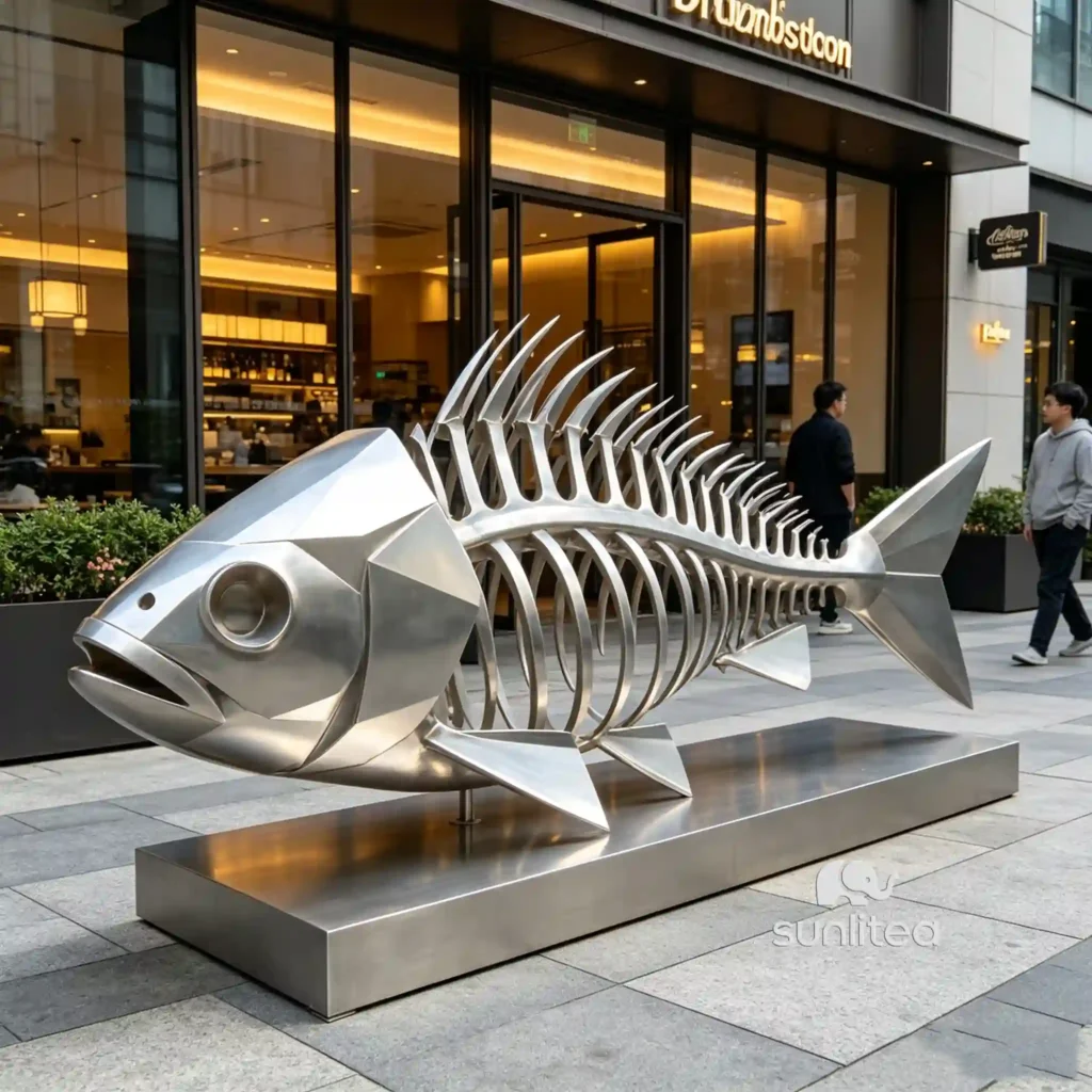 Carp Bones Sculpture
