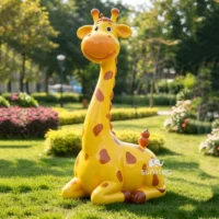 Cartoon Giraffe Statue