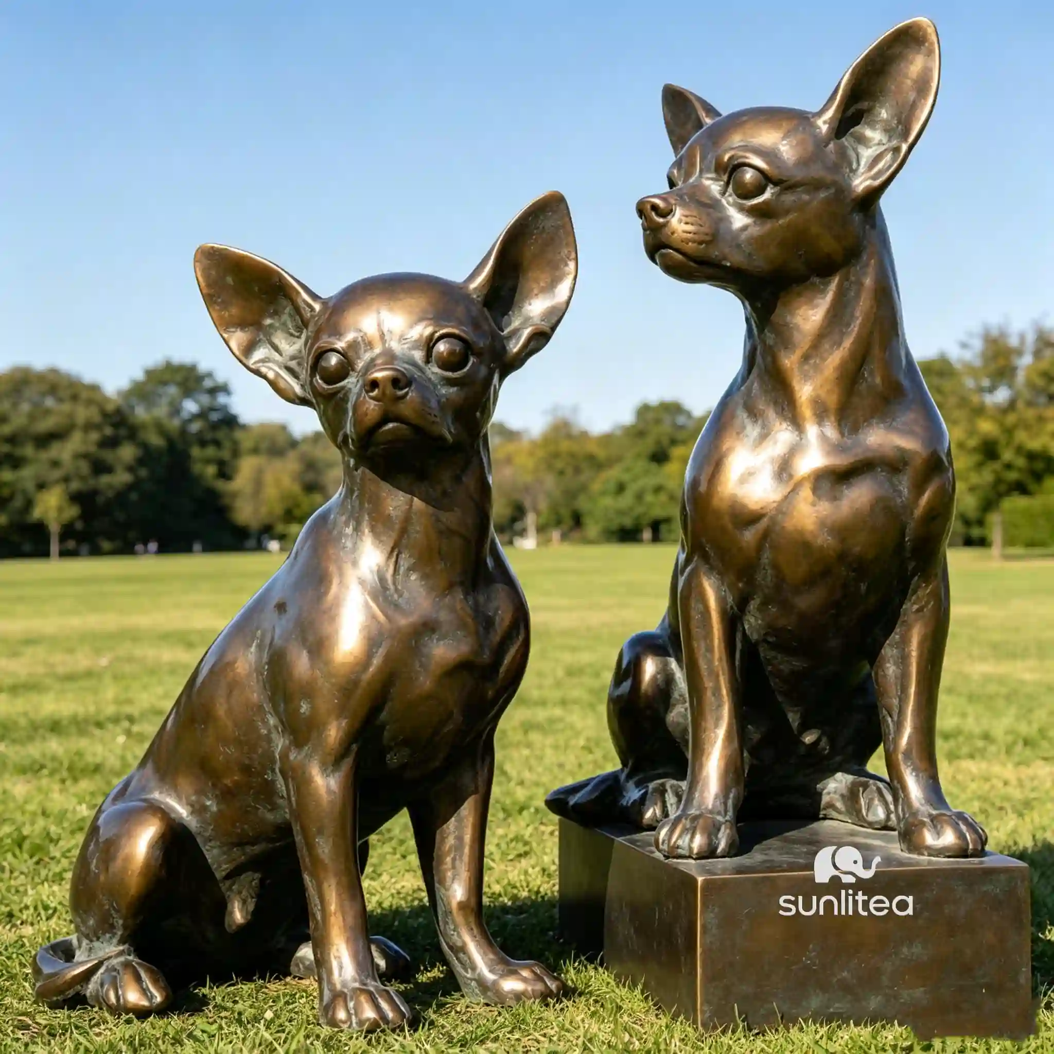 Chihuahua Statue