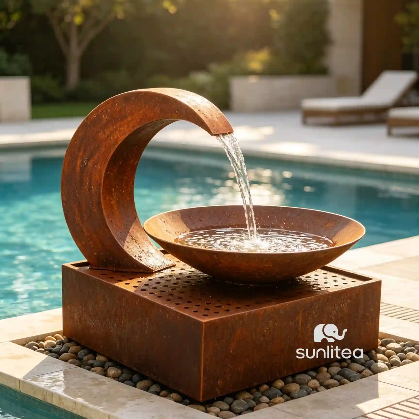 Corten Steel Pond
