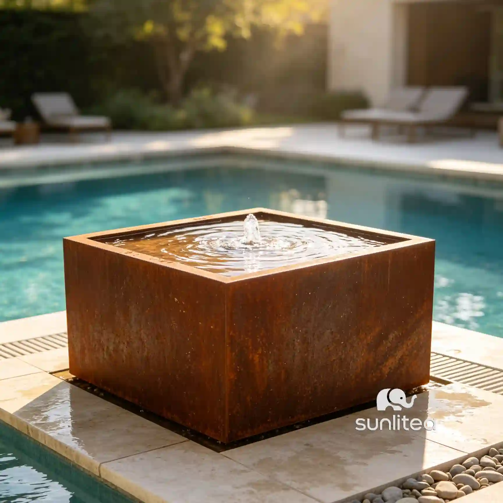 Corten Steel Water Table