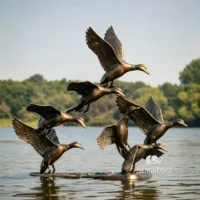 Duck Flock Sculpture