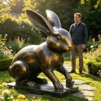 Extra Large Rabbit Statue