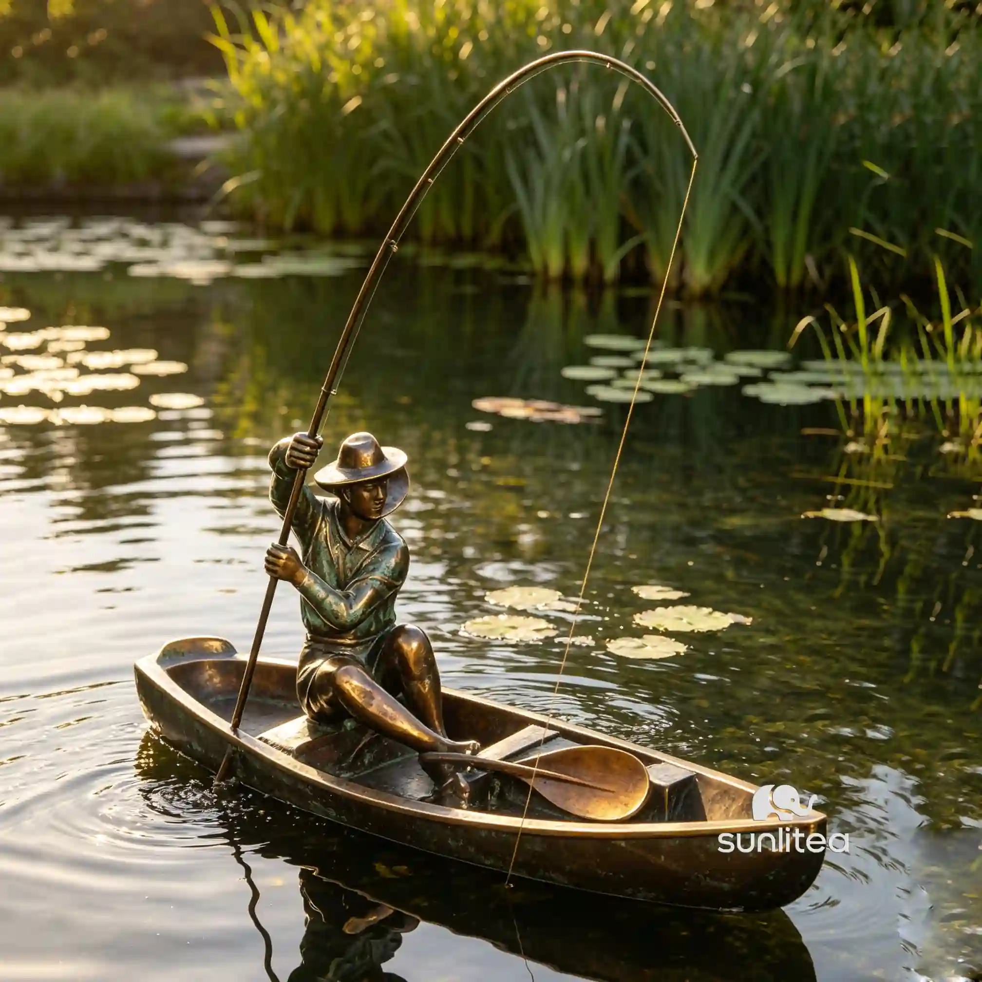 Fishing Boat Sculpture