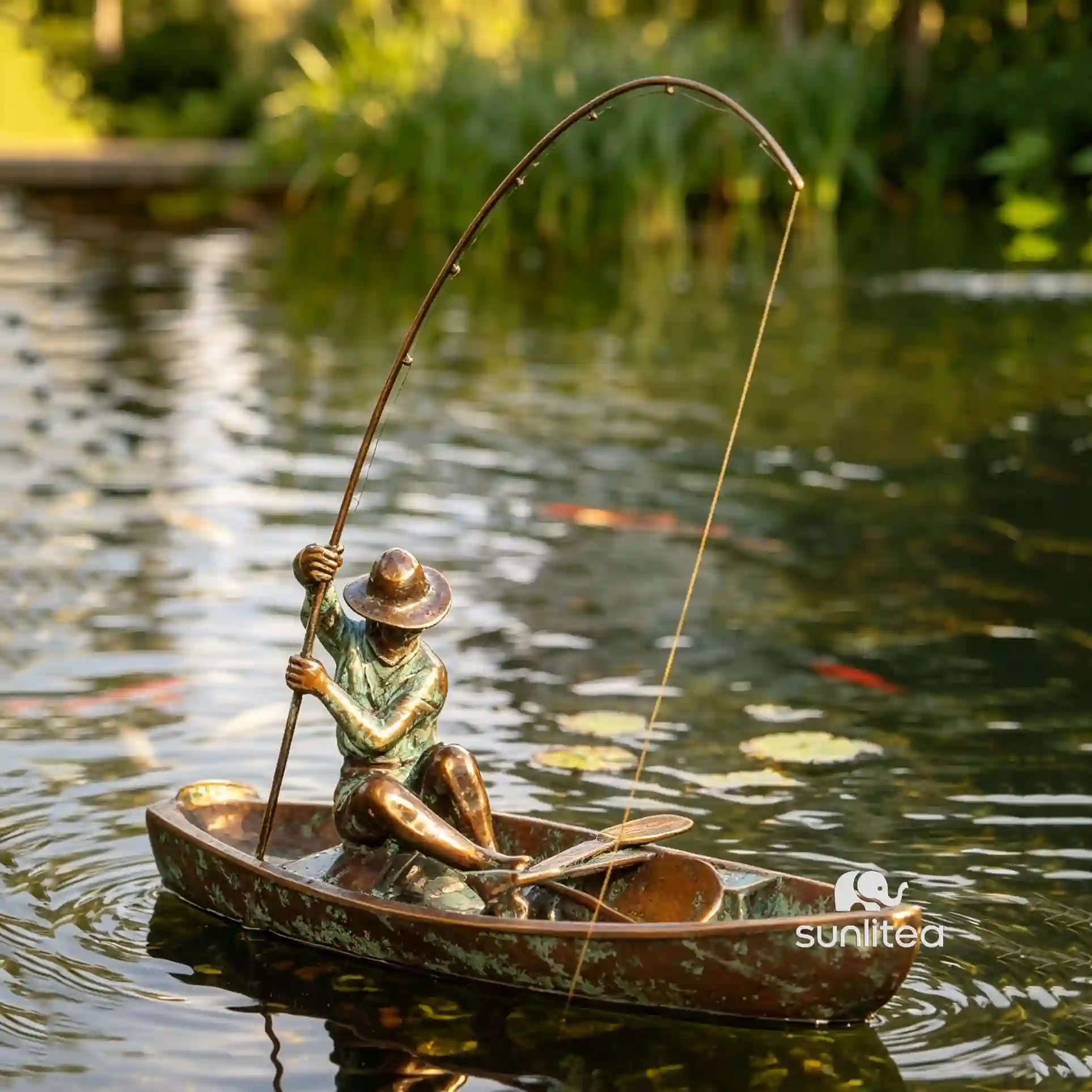 Fishing Boat Statue