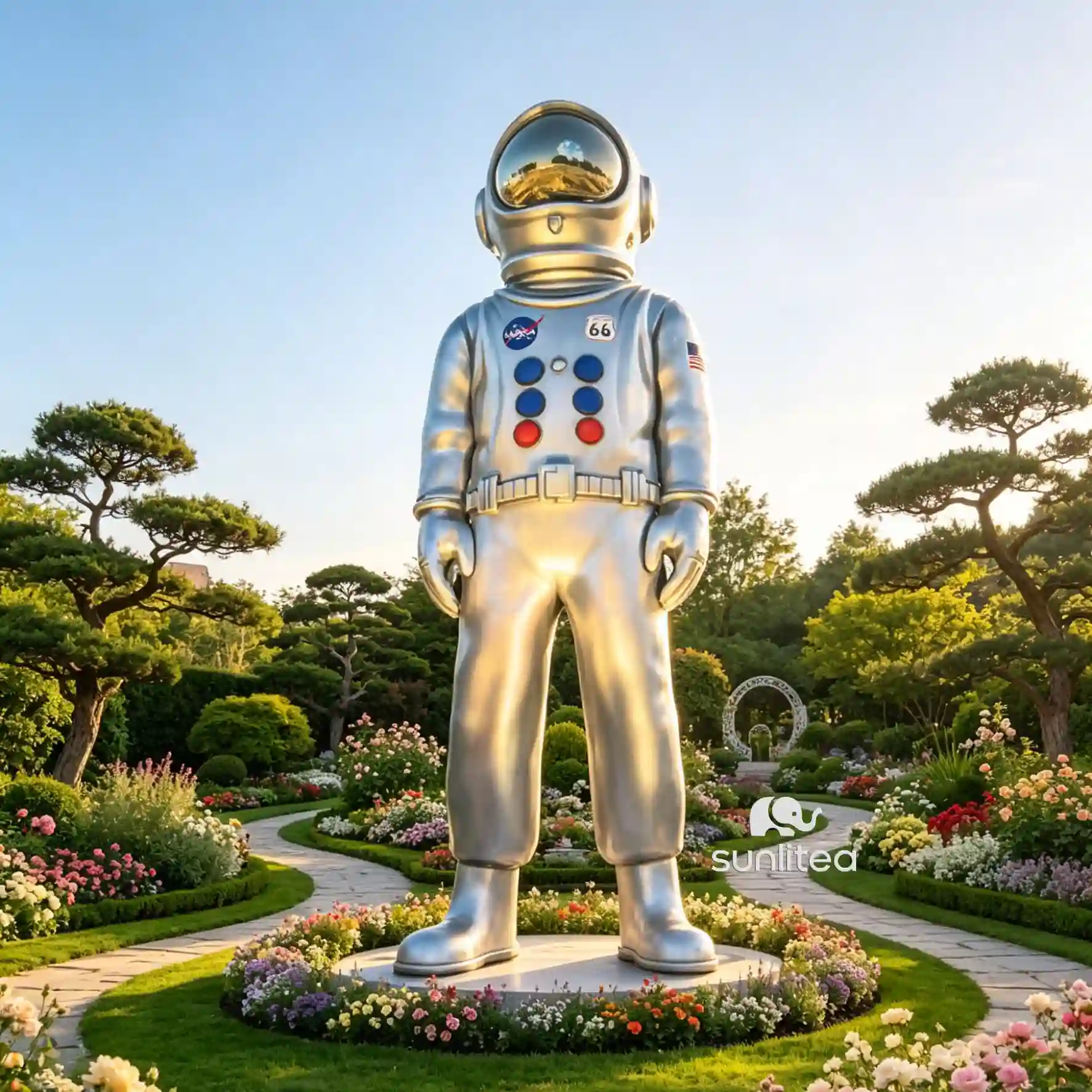 Giant Astronaut Statue