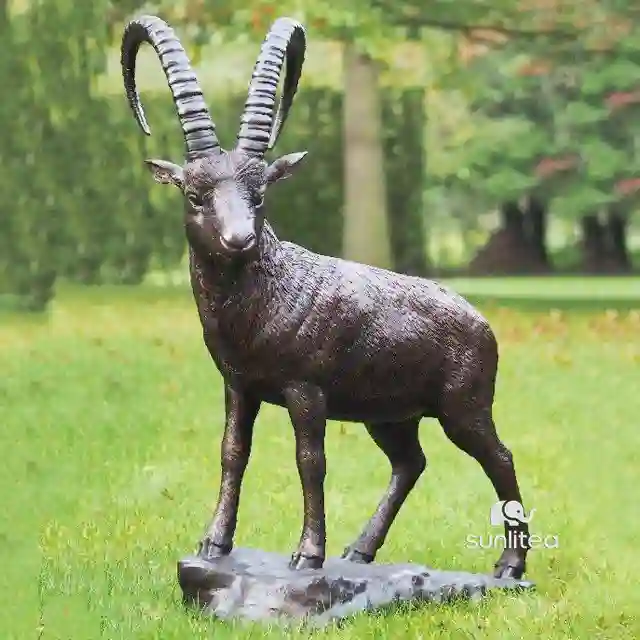 Goat Alpine Ibex Statue