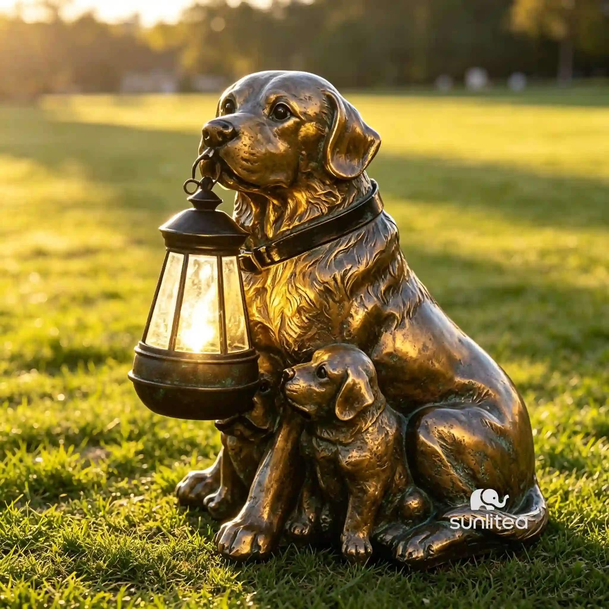 Golden Retriever Statue