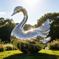 Goose Garden Statue With Outfits