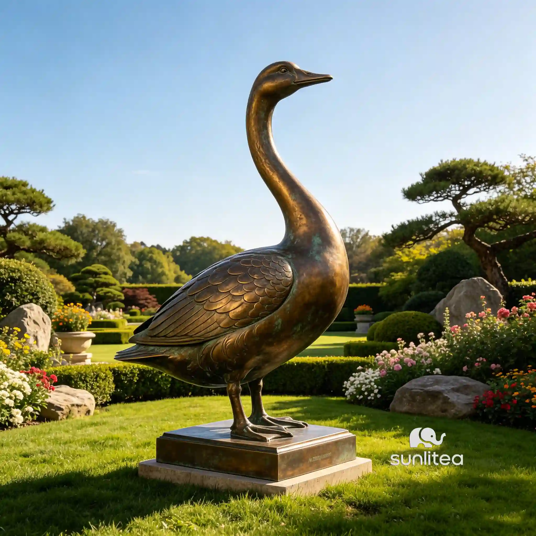 Goose Yard Statue