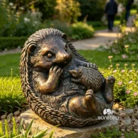 Hedgehog Garden Statue