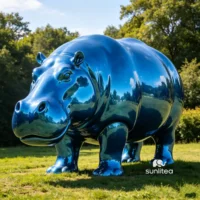 Hippo Statue For Garden