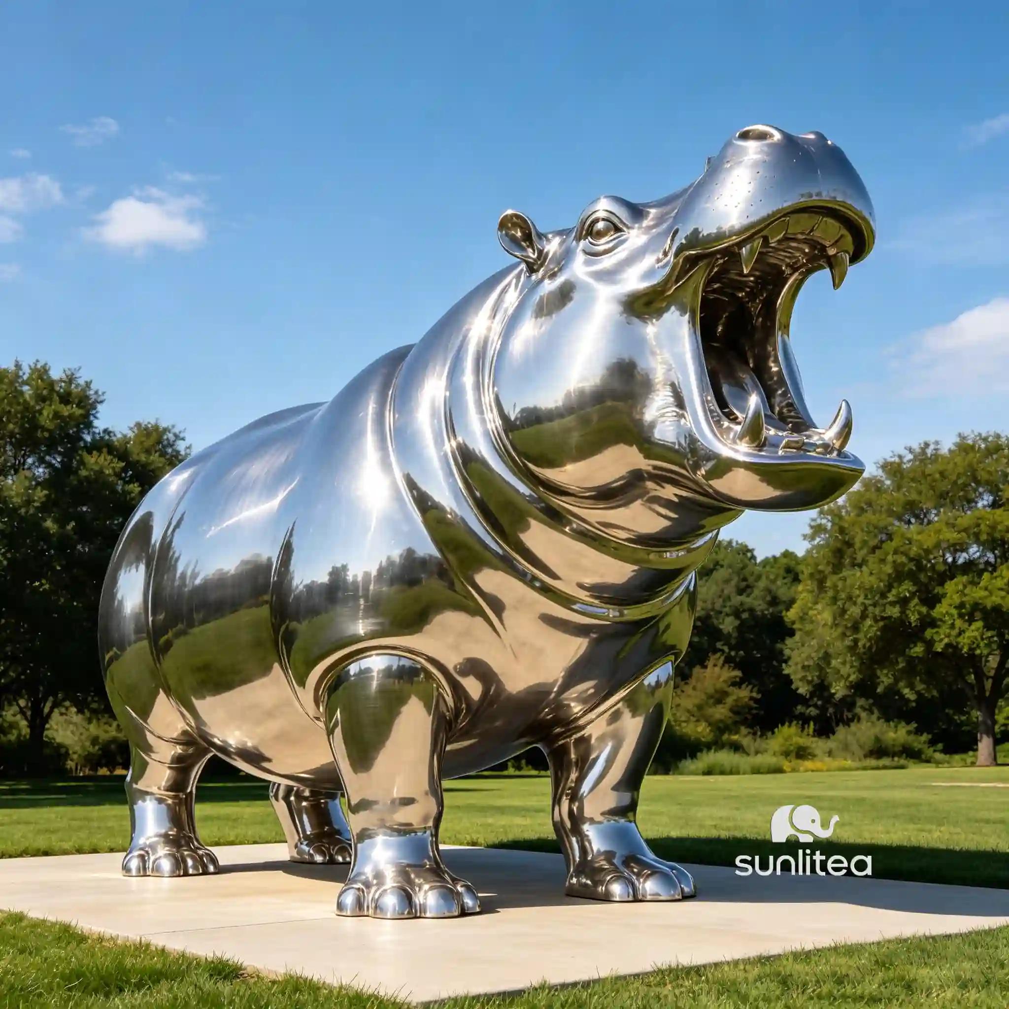 Hutto Hippo Statue