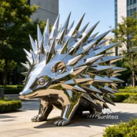 Large Hedgehog Garden Ornament