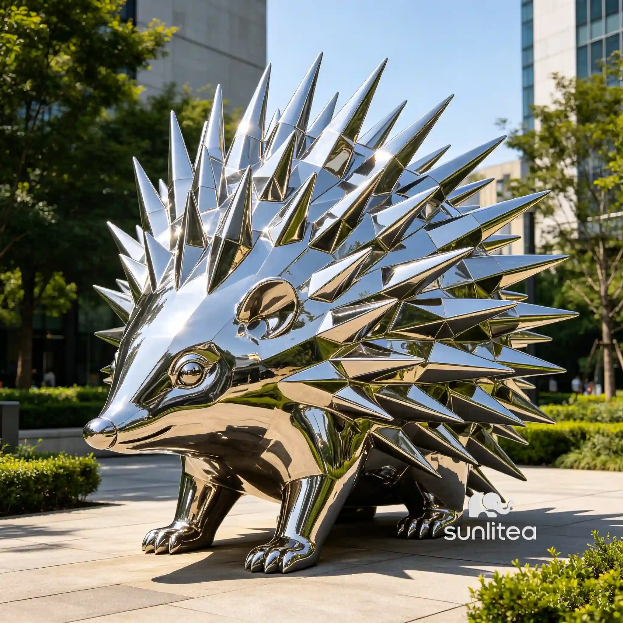Large Hedgehog Garden Ornament