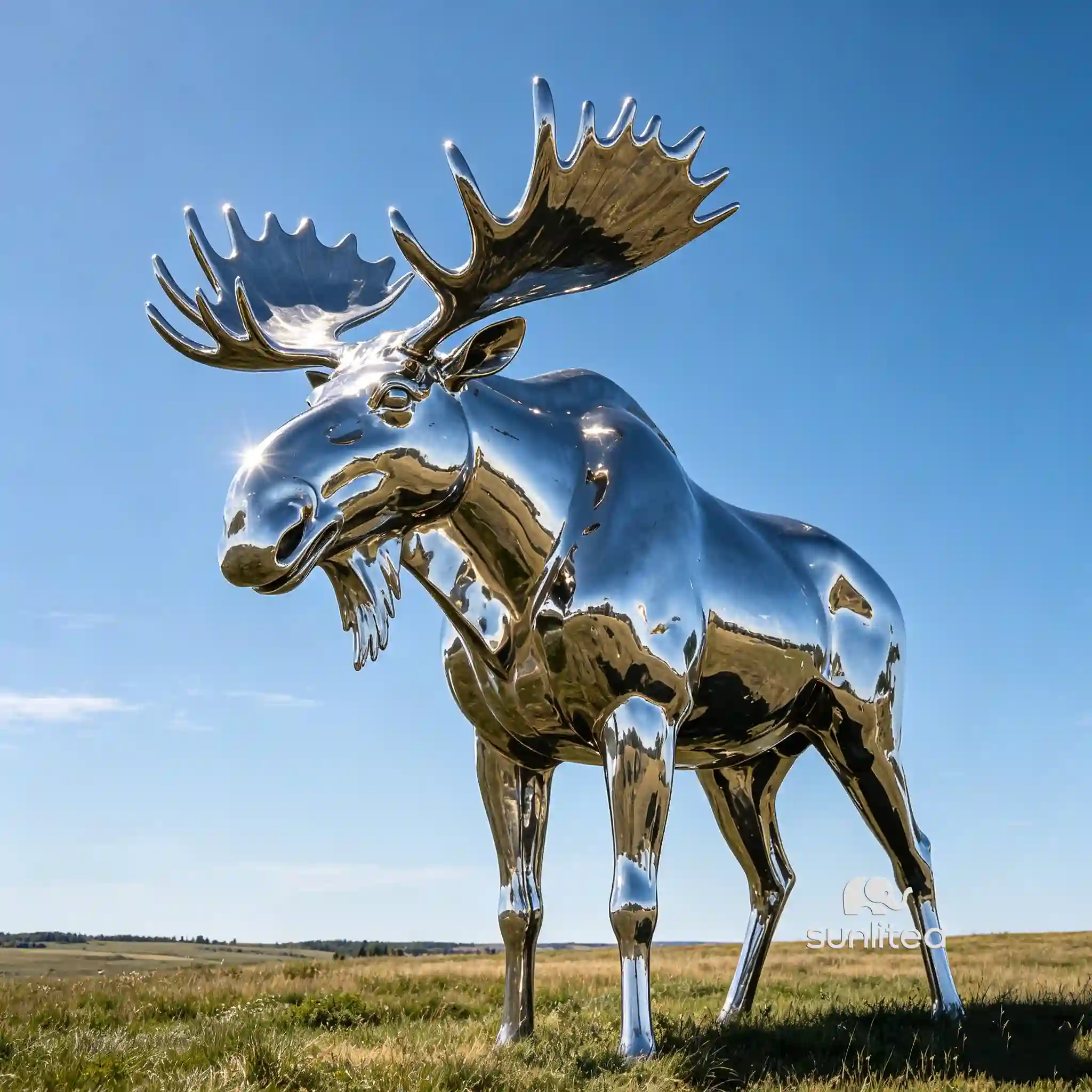 Large Outdoor Moose Statue
