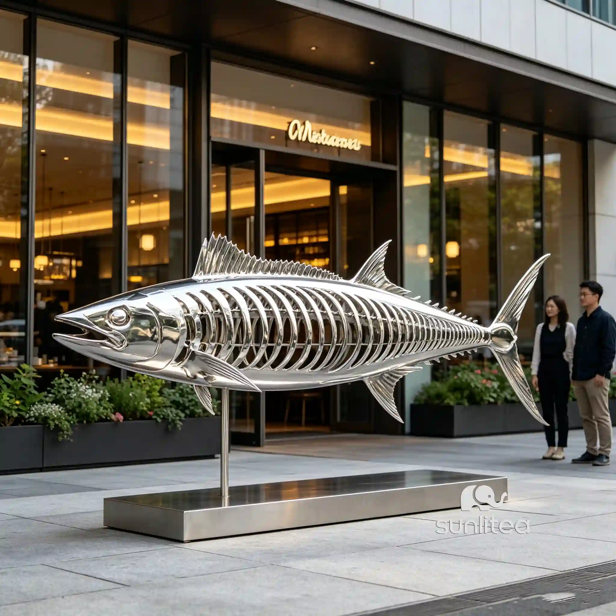 Mackerel Bone Sculpture
