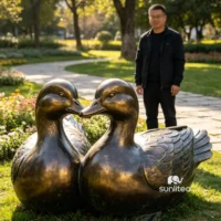 Mandarin Duck Sculptures