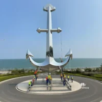 Metal Anchor Sculpture