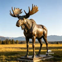 Moose Lawn Statue
