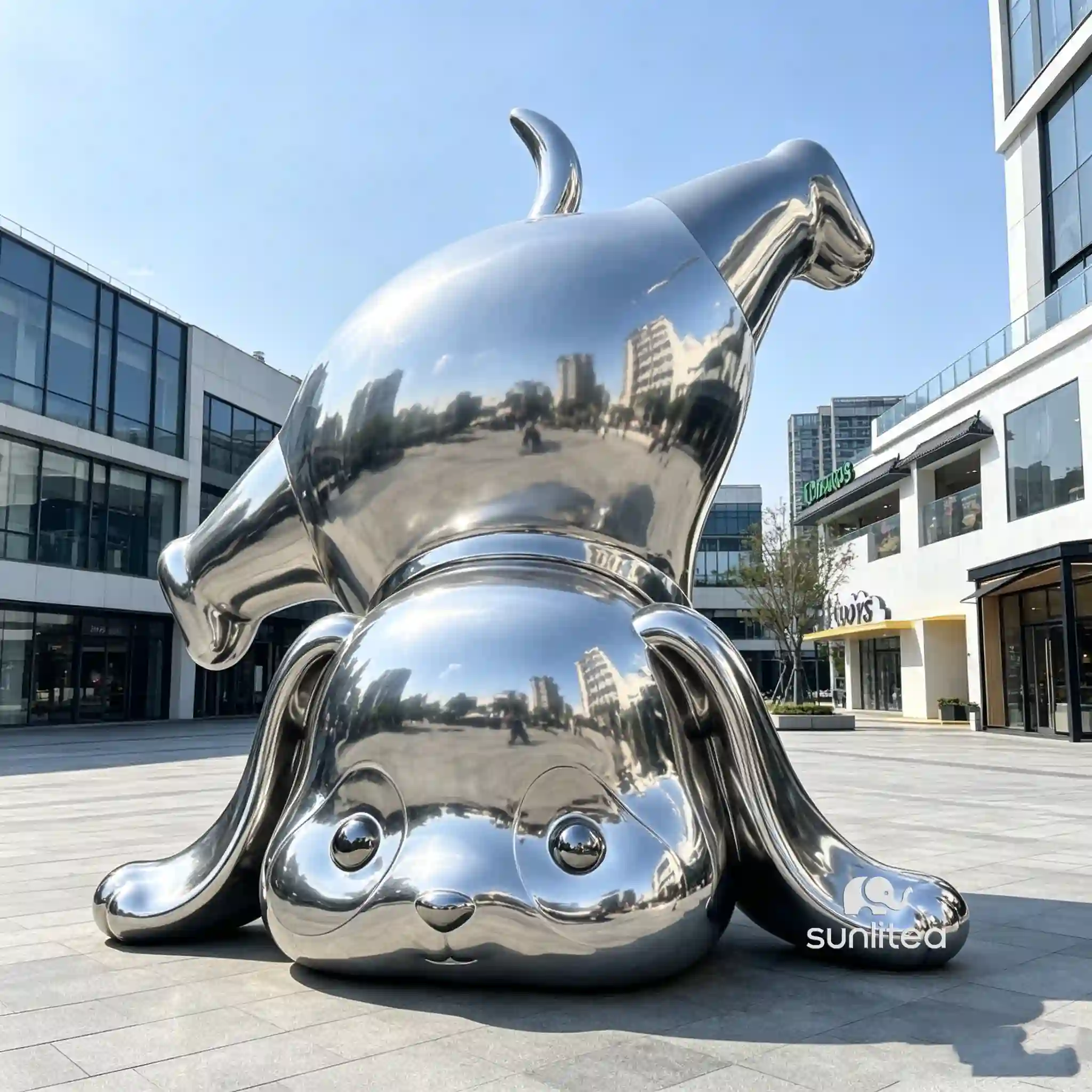 Outdoor Dog Statue