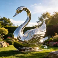 Outdoor Goose Statue