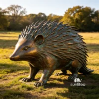 Outdoor Hedgehog Statue