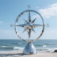 Outdoor Metal Compass