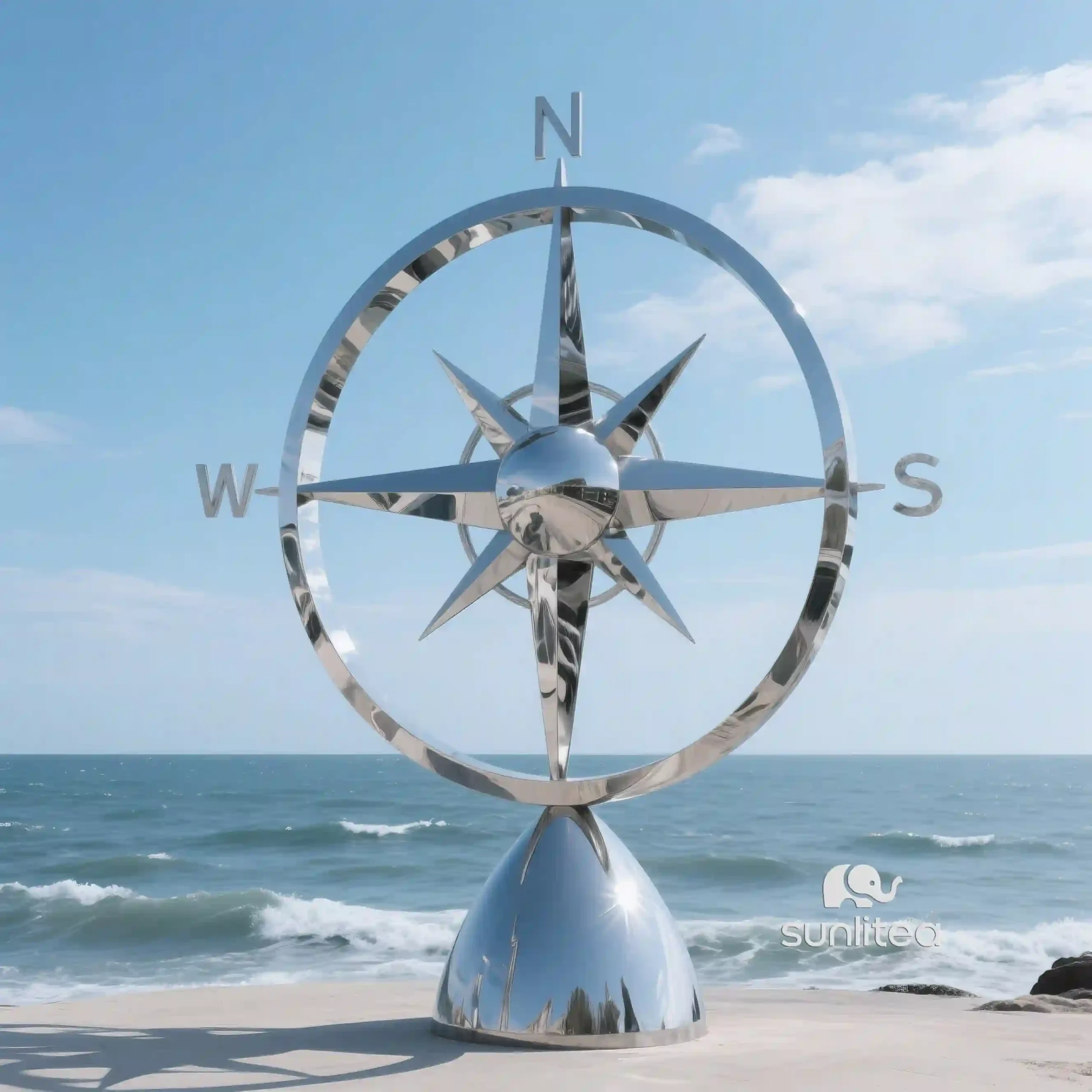 Outdoor Metal Compass