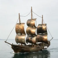 Pirate Ship Sculpture
