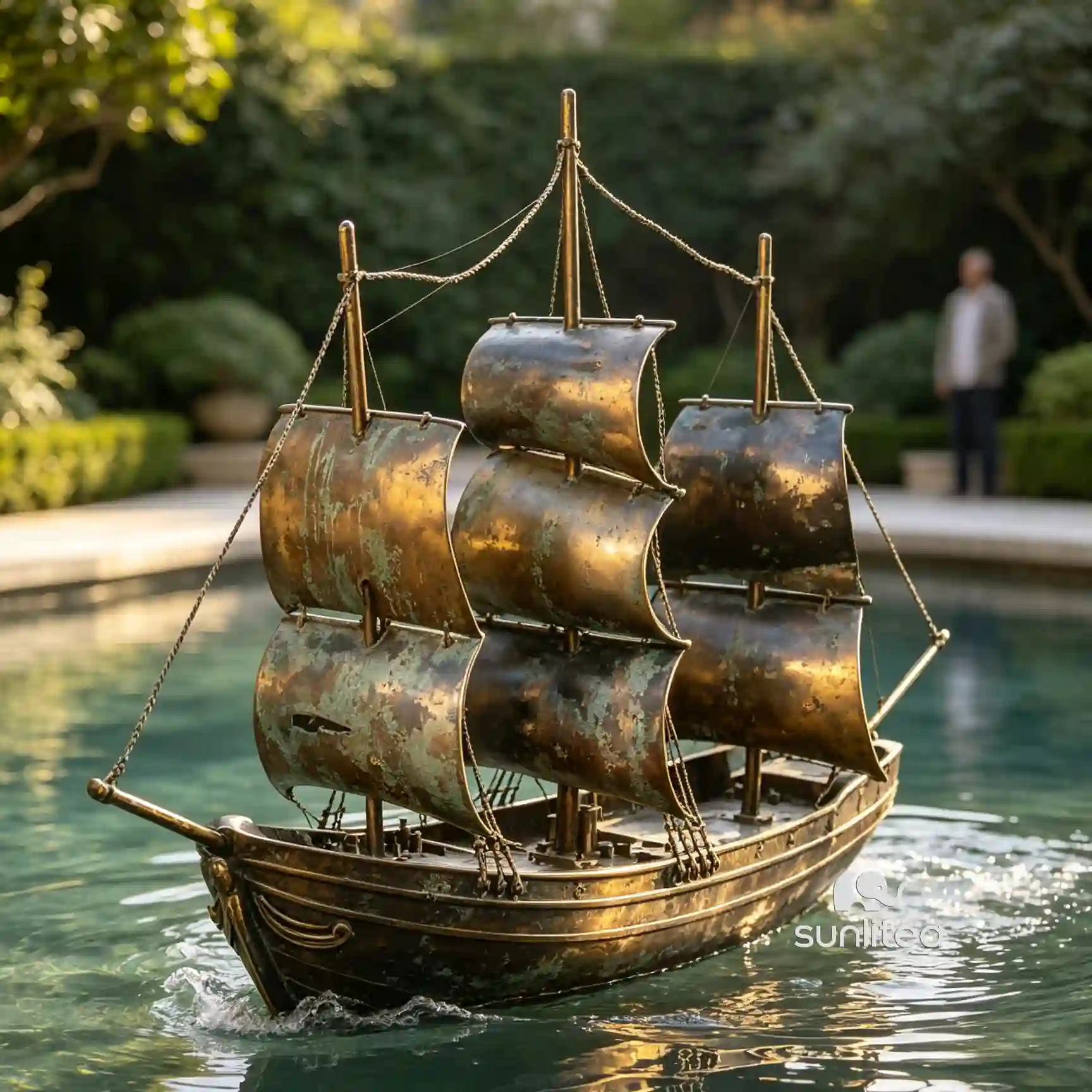 Pirate Ship Statue