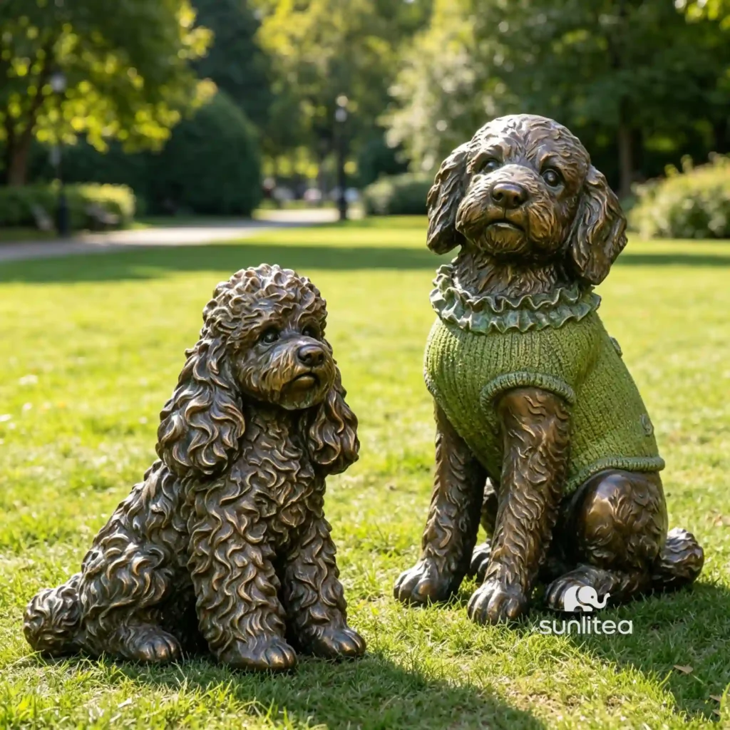 Poodle Statue