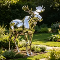 Resin Moose Statue