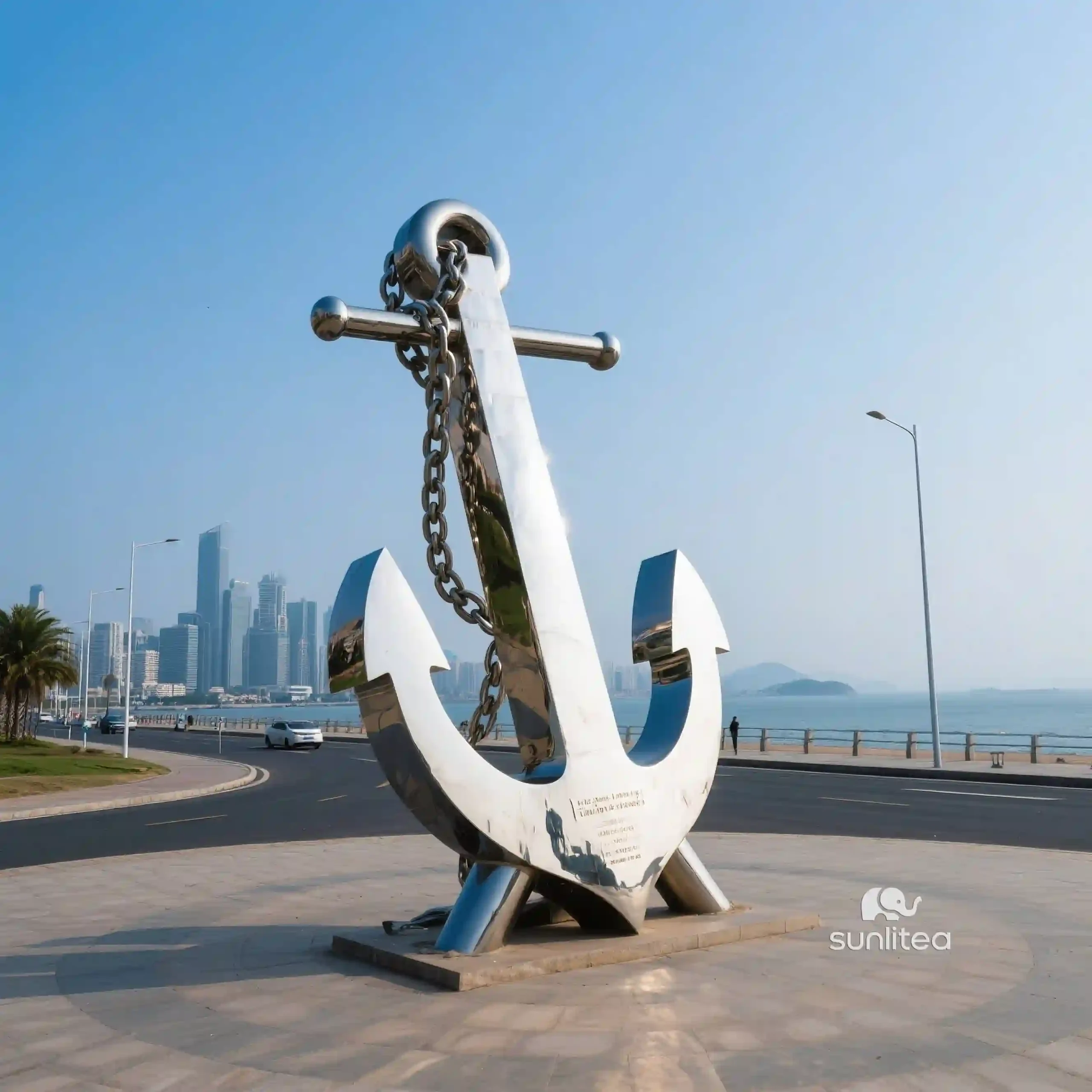 Rope & Anchor Sculpture