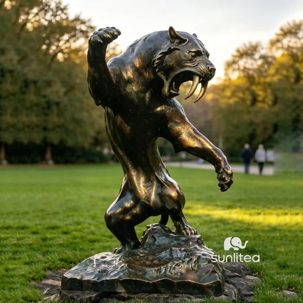 Saber Tooth Tiger Statue
